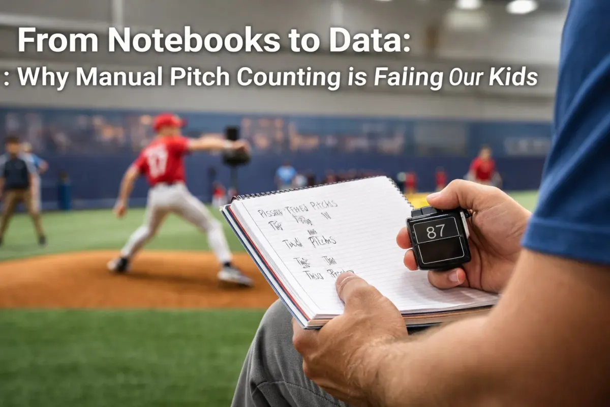 From Notebooks to Data: Why Manual Pitch Counting is Failing Our Kids
